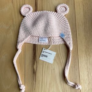 New Beba Bean Crochet Bear Hat in 3-6m